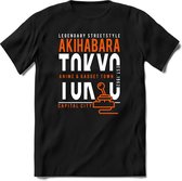 Tokyo - Akihabara | TSK Original & vintage | T-Shirt Heren - Dames | Oranje | Perfect Cadeau Shirt | Grappige Spreuken - Zinnen - Teksten | Maat L