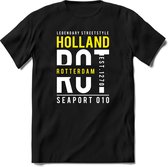 Rotterdam - Holland | TSK Original & vintage | T-Shirt Heren - Dames | Geel | Perfect Cadeau Shirt | Grappige Spreuken - Zinnen - Teksten | Maat XL