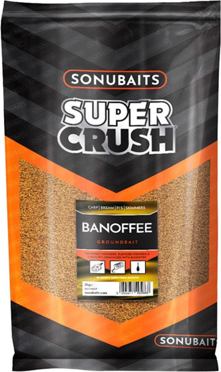 Sonubaits Super Crush Banoffee Groundbait - 2kg 2kg — afbeelding 2