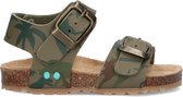 BunniesJR Bonny Beach Jongens Sandalen - Groen/Print - Imitatieleer - Gesp