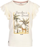 J&JOY - T-Shirt Meisjes 04 Feira Off White Decubra O Brazil