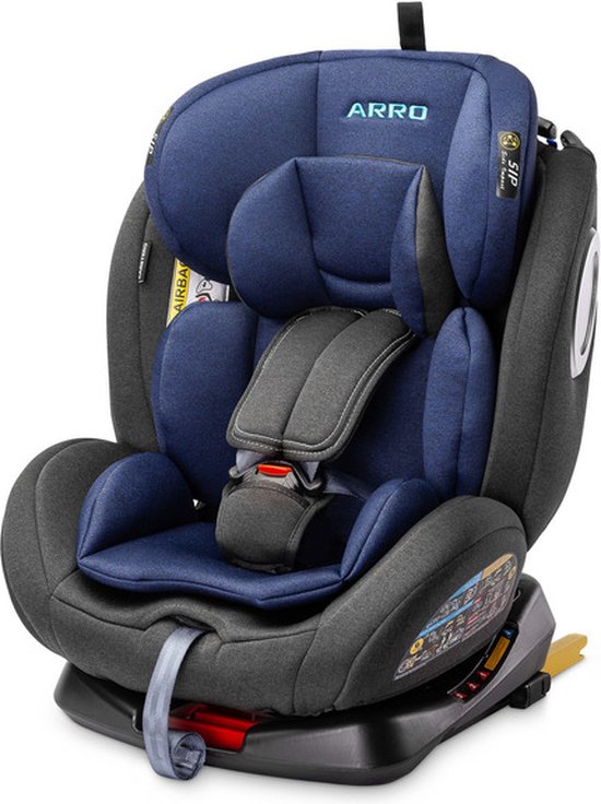 Caretero Siège auto ARRO siège auto pour enfant avec Isofix à 360° - Siège  auto 0-36