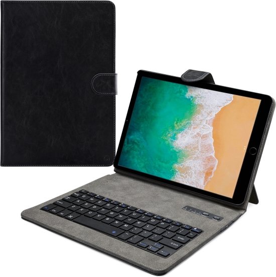 Mobilize - iPad 9.7 (2017) Toetsenbord Hoes - Premium Bluetooth Keyboard Cover Zwart - Mobilize