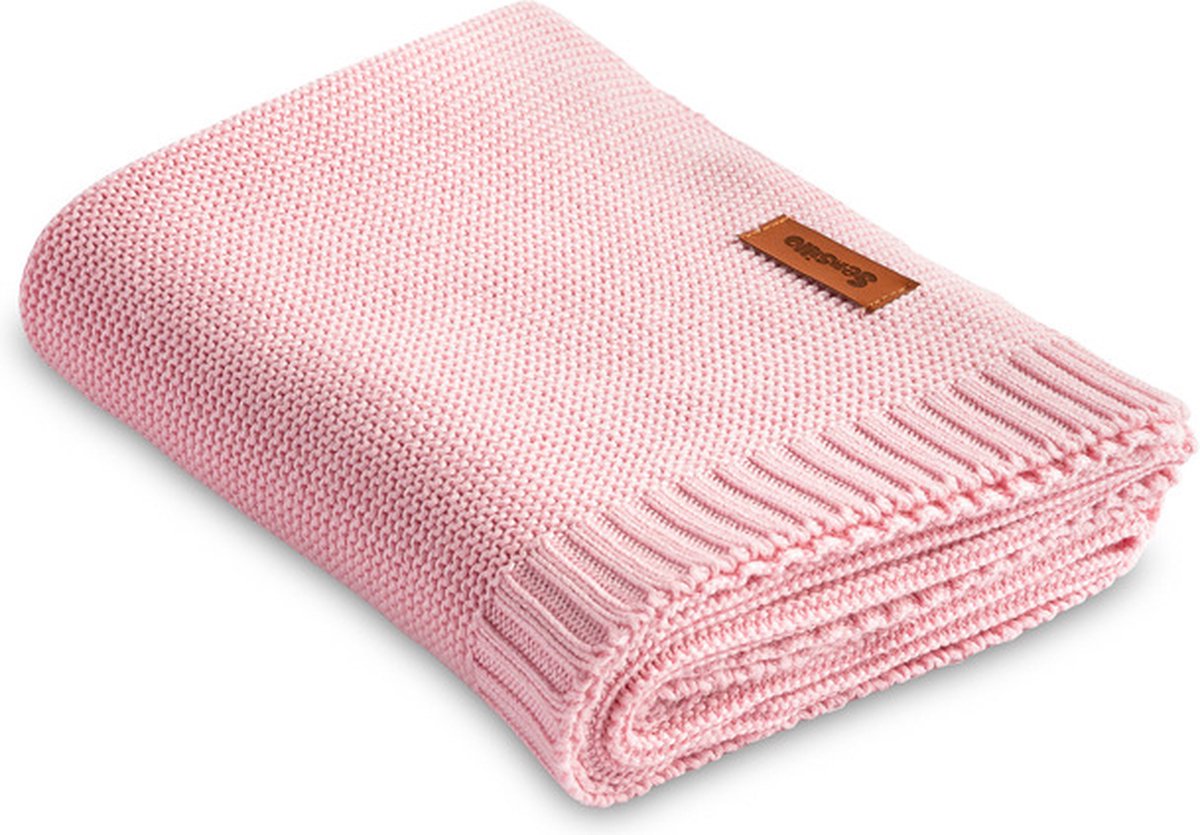 Sensillo - Bamboe En Katoenen Deken - Roze