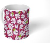 Mok - Koffiemok - Bloemen - Madeliefjes - Design - Mokken - 350 ML - Beker - Koffiemokken - Theemok