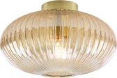 Olucia Jorian - Plafondlamp - Amber/Goud - E27
