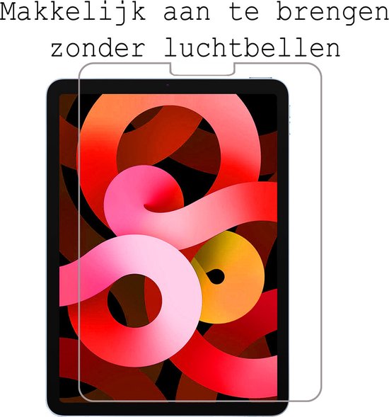 iPad Air 5 Cover Kids Case with 2x Screen Protector - iPad Air 5 Screen Protector Glas - Child Friendly iPad Air 2022 Cover Kids Case Vert