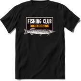 Fishing club TSK original| vissen outdoor T-Shirt Heren / dames | hengelsport cadeau Shirt - grappige Spreuken, Zinnen en Teksten Maat S