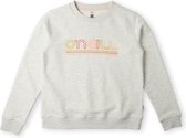 O'Neill Sweatshirts Girls ALL YEAR CREW White Melange 128 - White Melange 60% Cotton, 40% Recycled Polyester