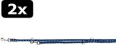 2x RIEM CAVO INDIGO/RO BL 200X1,8CM