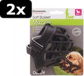 2x MUILKORF SOFT BASKET ZWART MAAT 2