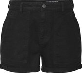 Noisy may Broek Nmbe Katy Hw Slim Shorts Az175bl S* 27019298 Black Denim Dames Maat - L