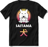 Saitama Logo T-Shirt | Saitama Inu Wolfpack Crypto Ethereum kleding Kado Heren / Dames | Perfect Cryptocurrency Munt Cadeau Shirt Maat XXL