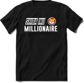 Shiba inu millionaire T-Shirt | Crypto ethereum kleding Kado Heren / Dames | Perfect cryptocurrency munt Cadeau shirt Maat XXL
