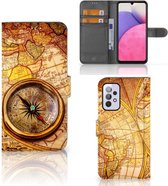 GSM Hoesje Geschikt voor Samsung Galaxy A33 5G Magnet Case Kompas