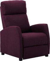 Fauteuil paars stof