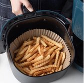 ALG-Shop - Airfryer bakpapier - 50 stuks -  20 cm - bakvorm - Wegwerp Bakjes - Bakpapier Rond