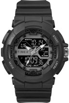 Timex HQ TW5M22500 Horloge - Kunststof - Zwart - Ø 48 mm