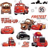 muurstickers Cars vinyl 18 stuks