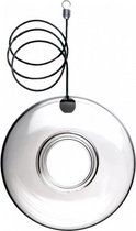 vogelvoerhouder 14 x 14 x 14 cm glas transparant