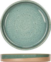 Cosy&Trendy - Plat bord - 15cm - basalt - Ocean green - set/6