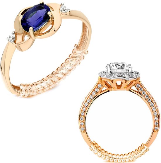 Fako Bijoux® - Ringverkleiner Set - Ring Verkleiner Gouden Ring - Goudkleurig - Fako Bijoux®