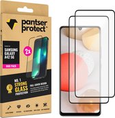 DUO-PACK - 2x Pantser Protect™ Glass Screenprotector voor Samsung Galaxy A42 5G - Case Friendly - Premium Pantserglas - Glazen Screen Protector