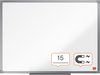 Nobo Essence Magnetisch Whiteboard Staal - 60x45cm - met Houder voor Whiteboard Marker - Grijs/Wit