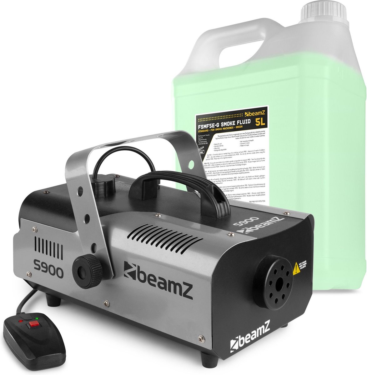 Rookmachine - BeamZ S900 rookmachine 900W incl. 5L rookvloeistof