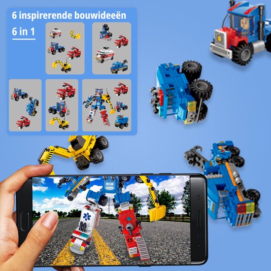 QuchiQ™ Robots Robot speelgoed Ambulance speelgoed auto