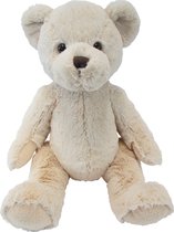 Pluche knuffel dieren teddy beer/beren beige 39 cm, zittend 27 cm - Speelgoed knuffelbeesten