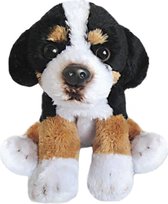 Pluche knuffel dieren Berner Sennen hond 13 cm - Speelgoed knuffelbeesten - Honden soorten