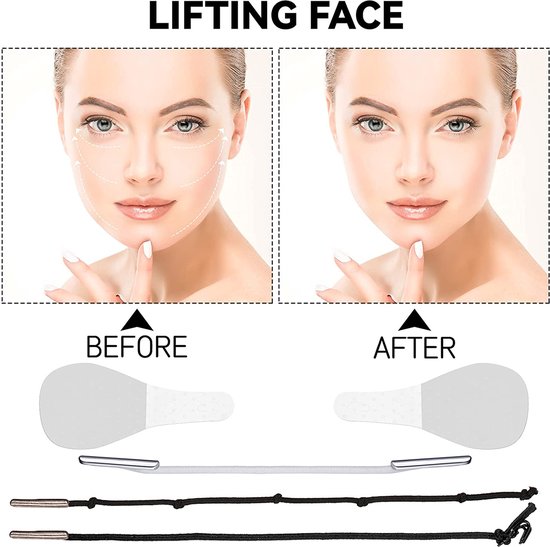 Facelift tape - Face tape - gezicht tape - face tape lift - beauty tape -  Facelift... | bol.com