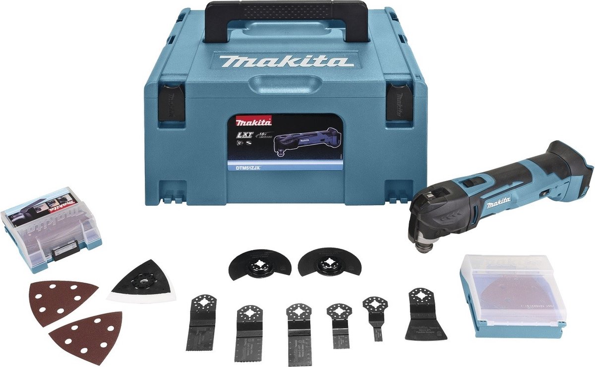 Makita DTM52ZJ Multitool Starlock Max 18V sans batteries et chargeur dans  Mbox