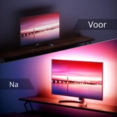 TV LED-Strip 5 meter USB – TV LED Ambient Backlight – LED- Verlichting 5 meter – TV LED-licht voor binnen – LED-Strip met App-Control – LED-Strip tot 75 inch TV – RGB Multi Colour