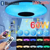 TBG™ - LED Plafondlampen - 60W - 102 LED - bluetooth - LED Muziek Plafondlampen - Sterrenhemel - APP/Afstandsbediening - Dimmen - RGB bluetooth - LED Lamp - Armaturen