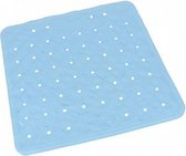 badmat anti-slip 54 cm rubber blauw