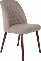 stoel Conway 48 x 56 x 85 cm hout/polyester beige