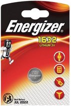 batterij knoopcel Lithium 3V CR1632 per stuk