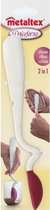 2-in-1 lepel en spatel Dolceforno siliconen wit/paars