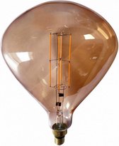 decoratieve led-lamp 43 cm E27 4W glas roestbruin