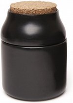 kruidenmolen 10,5 x 7,2 cm keramiek zwart