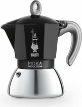 percolator New Moka inductie 150 ml aluminium zwart