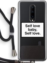 Case Company® - OnePlus 7 Pro hoesje met Koord - Self love - Telefoonhoesje met Zwart Koord - Bescherming aan alle Kanten en Over de Schermrand