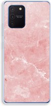 Case Company® - Samsung Galaxy Note 10 Lite hoesje - Roze marmer - Soft Cover Telefoonhoesje - Bescherming aan alle Kanten en Schermrand
