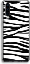 Case Company® - Huawei P30 hoesje - Zebra pattern - Soft Cover Telefoonhoesje - Bescherming aan alle Kanten en Schermrand
