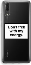 Case Company® - Huawei P20 hoesje - My energy - Soft Cover Telefoonhoesje - Bescherming aan alle Kanten en Schermrand