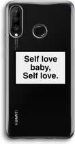 Case Company® - Huawei P30 Lite hoesje - Self love - Soft Cover Telefoonhoesje - Bescherming aan alle Kanten en Schermrand