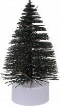 decoratiekerstboompjeÂ led 1,5V 5,5 x 10 cm groen