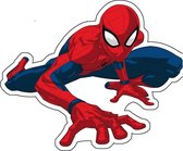 Marvel Kussen Spider-man Junior 28 X 20 Cm Polyester Rood/blauw